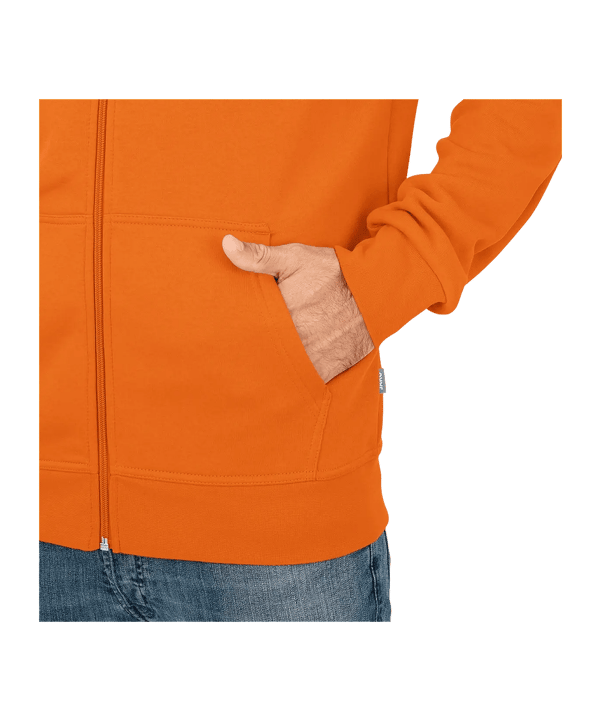 JAKO Organic Kapuzenjacke Orange F360