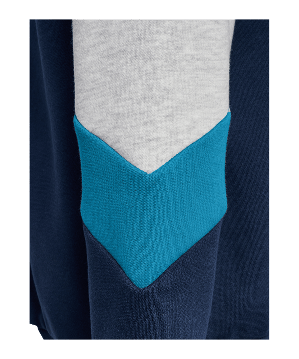 Hummel Loose Blocked Kapuzenjacke Kids Blau F7459 - blau