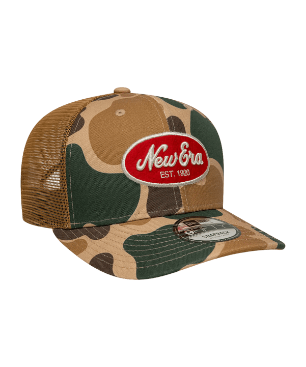 New Era Duck Camo 9Fifty Trucker Capuchon Beige - beige