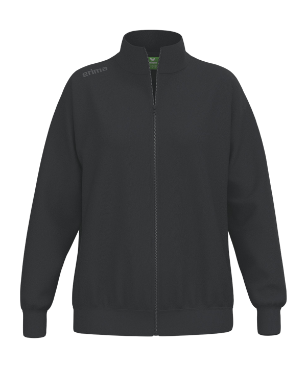 Erima TS Sweatjacke Damen Schwarz - schwarz