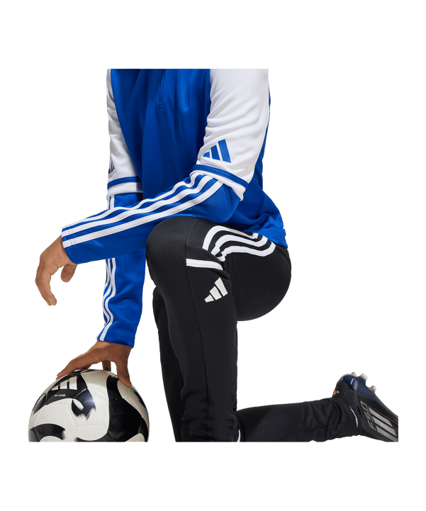 adidas Squadra 25 HalfZip Sweatshirt Kids Hellblau - blau