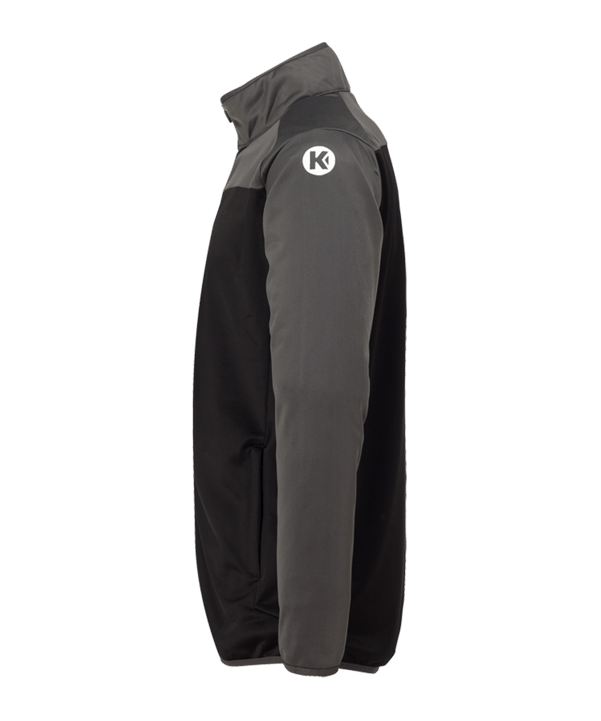 Kempa Prime Polyesterjacke Kids Schwarz Grau F01 - schwarz