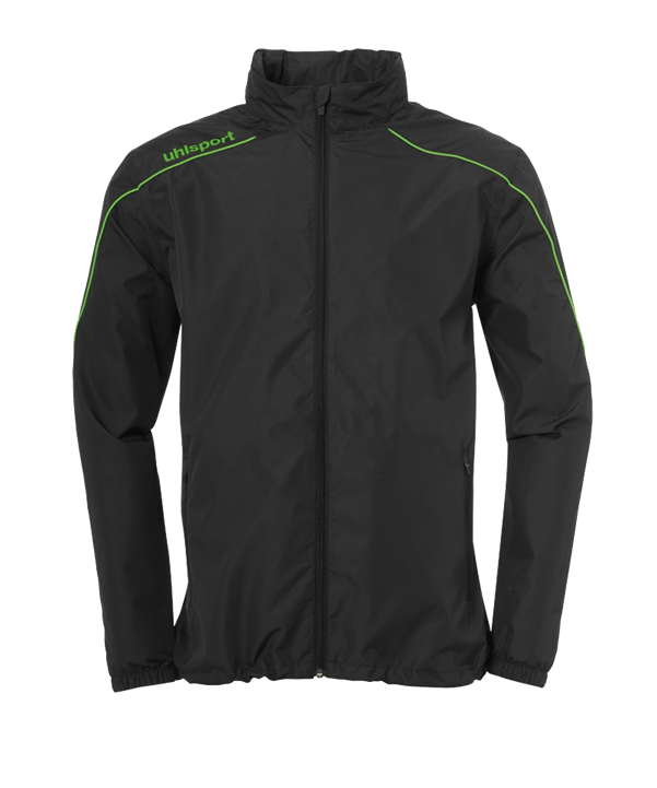 uhlsport Stream 22 Allwetterjacke Schwarz Grün F24 - schwarz