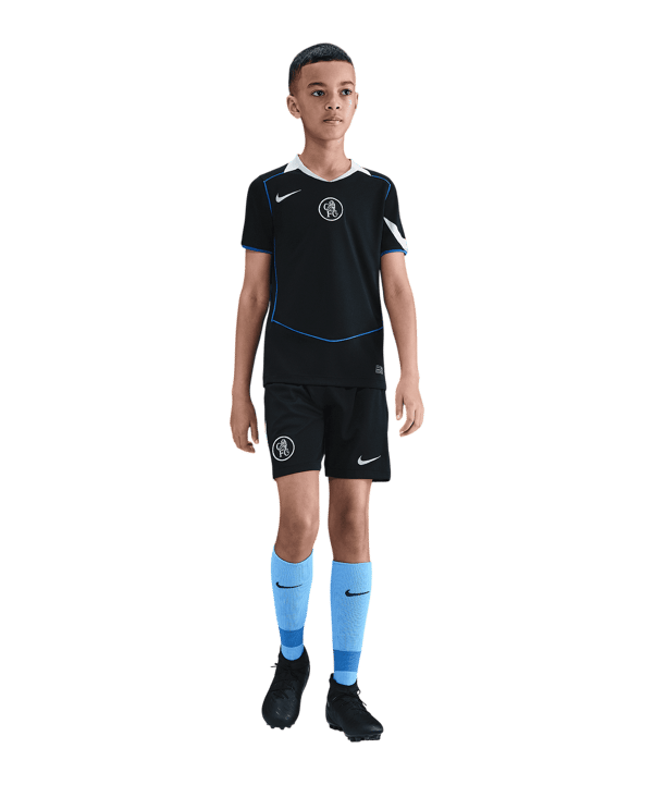 Nike FC Chelsea London Trikot 3rd 2025/2026 Kids Schwarz F011 - schwarz