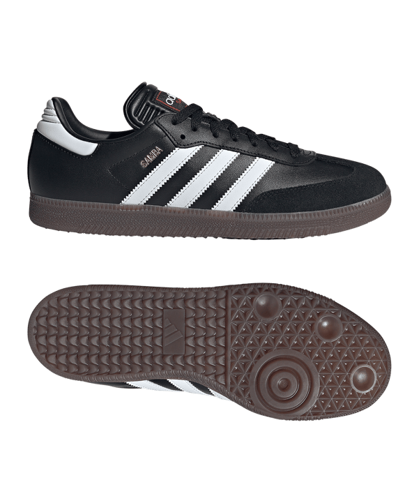 adidas Samba IN Schwarz Weiss - schwarz