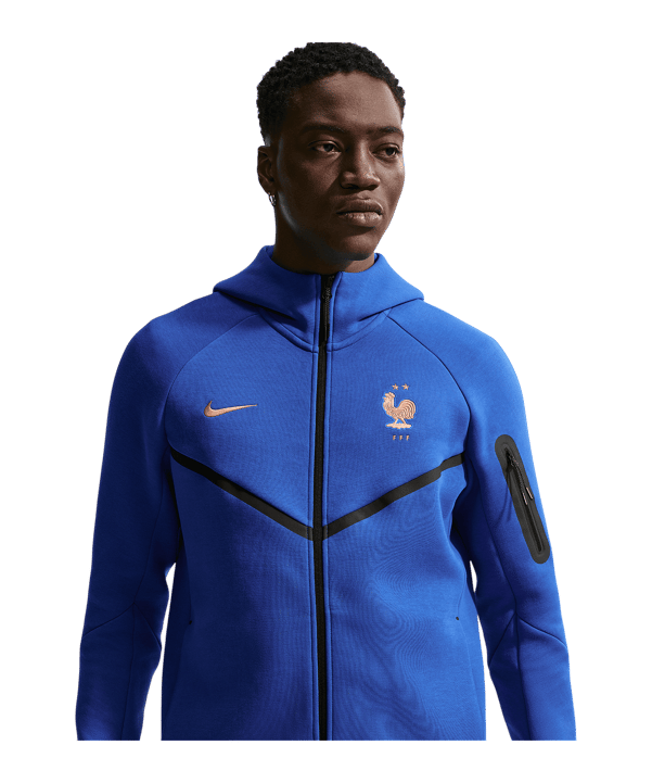 Nike FFF Frankreich Fleece Jacke Blau F480 - blau
