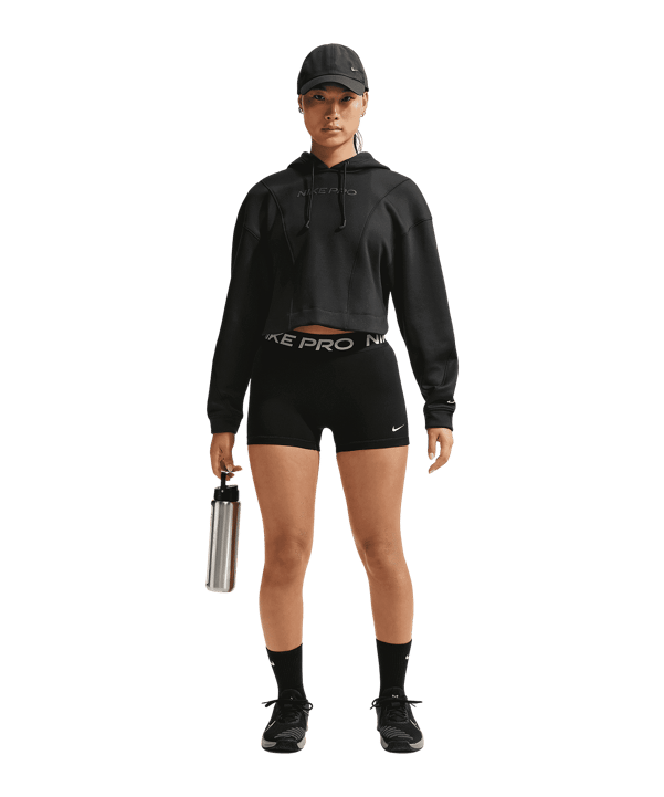 Nike Pro Mid-Rise 3" Court Femmes Noir C010 - noir