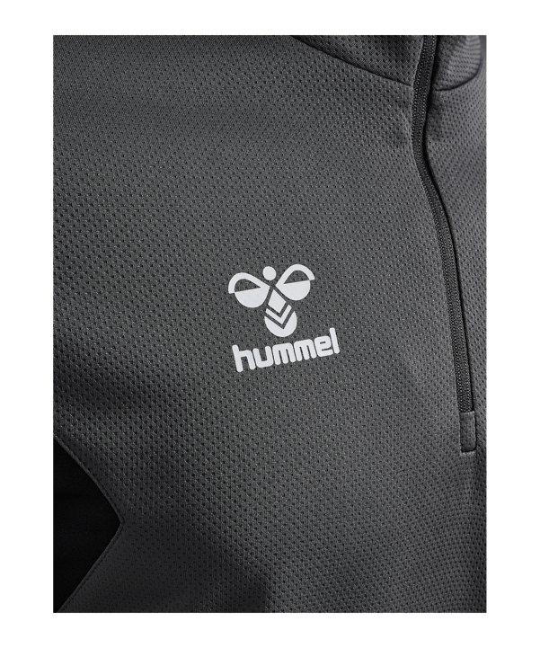 Hummel Authentic HalfZip Sweatshirt Grau F1525 - grau