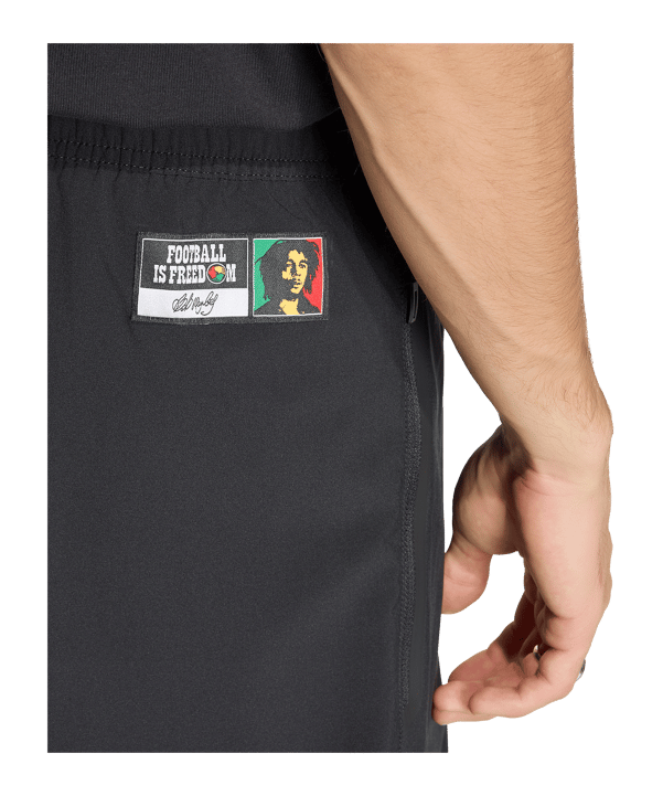 adidas Jamaika x Bob Marley Tiro Travel Short Schwarz