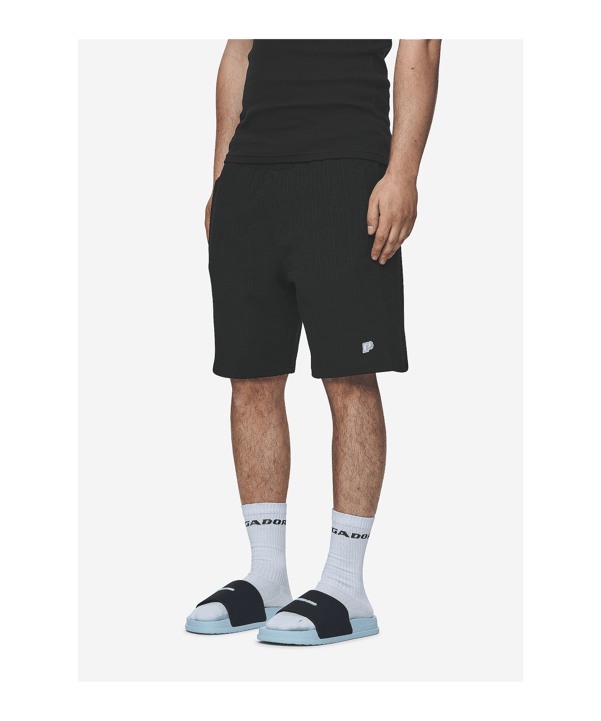 Pegador Libco Structured Knit korte broek zwart - zwart