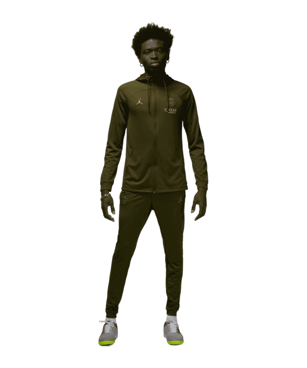 Nike Paris St. Germain Trainingsanzug  Grün F327 - gruen