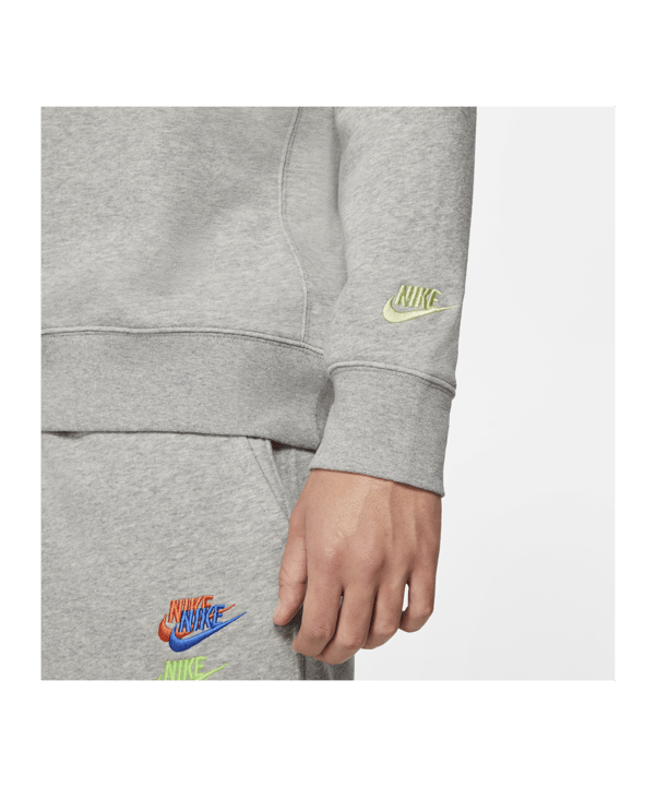 Nike Essential French Terry Crew Sweatshirt F063 - grau