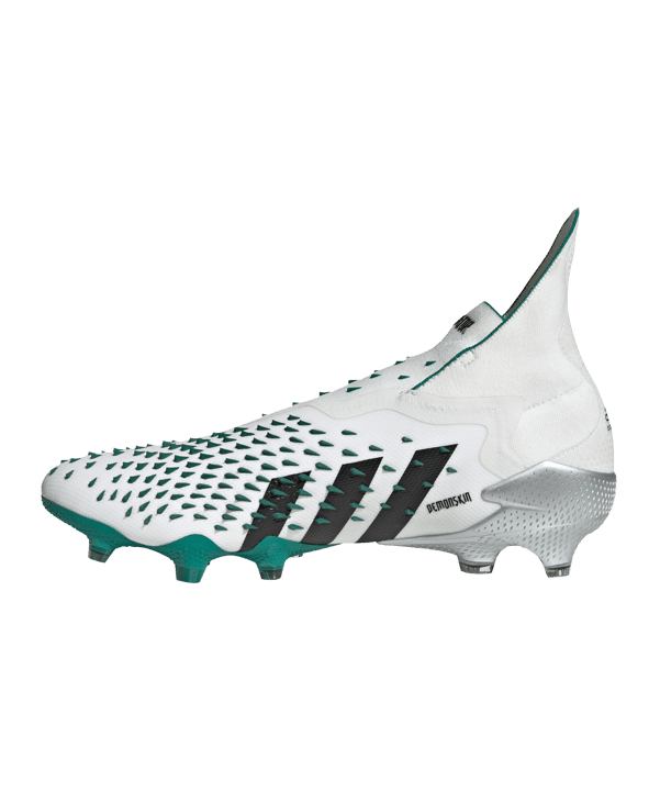 adidas Predator Freak+ FG EQT Weiss Schwarz Grün - weiss