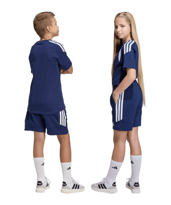 adidas Tiro 26 League Short Kids Dunkelblau - weiss