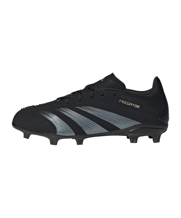 adidas Predator Elite FG Dark Spark Kids Schwarz Grau - schwarz