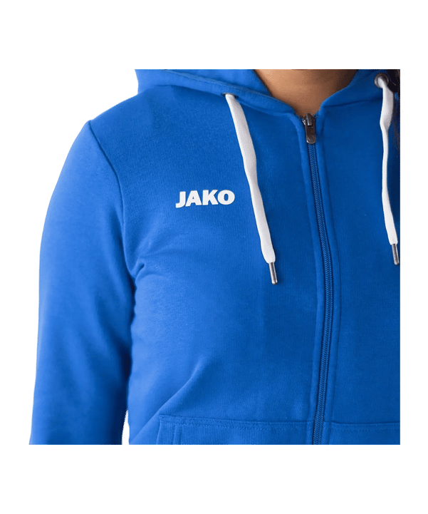 JAKO Base Giacca con cappuccio Donna Blu C004 - blu