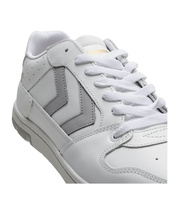Hummel Power Play Leather Sneaker Weiss F9051 - weiss