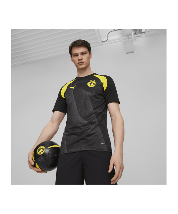 PUMA BVB Dortmund Prematch Shirt 2023/2024 Schwarz F01 - schwarz