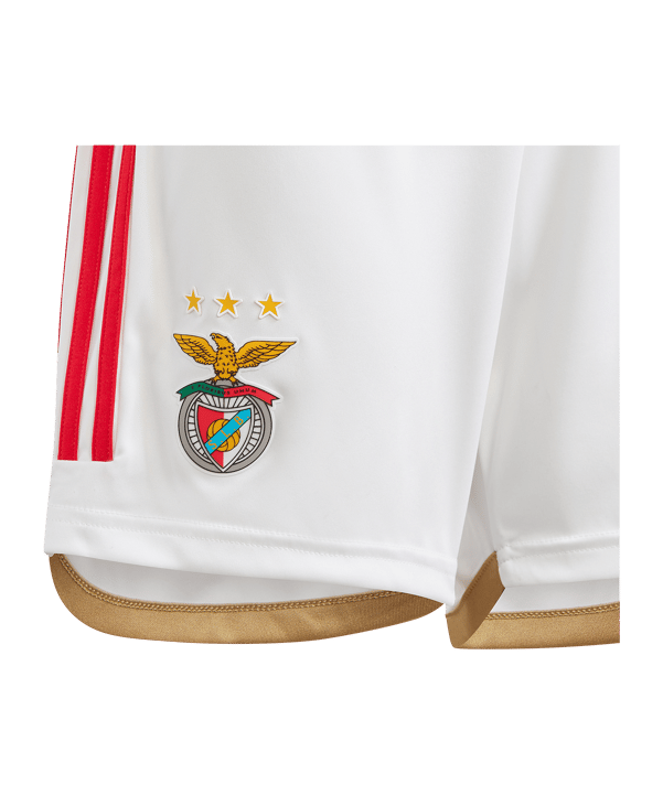 adidas Benfica Lissabon Short Home 2023/2024 Kids Weiß - weiss