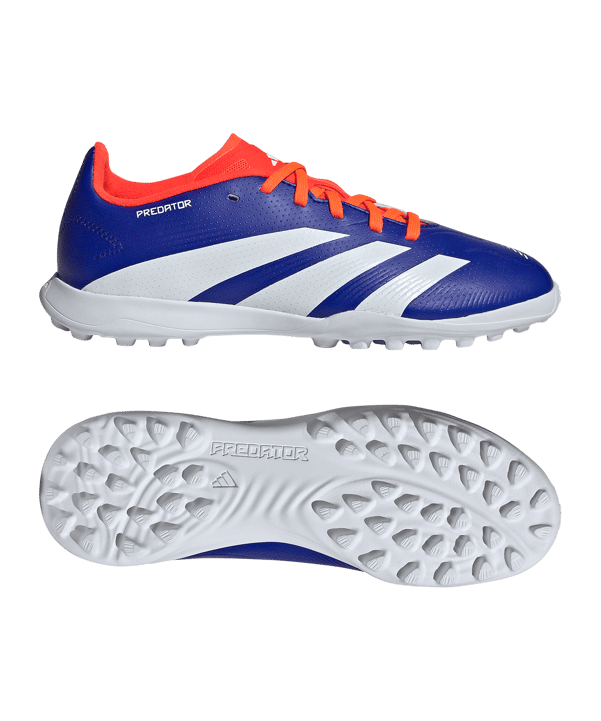 adidas Predator League TF Kids Advancement Blau Weiss - blau
