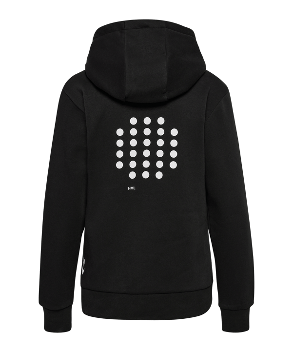 Hummel Court Cotton Hoody Damen Schwarz F2001 - schwarz
