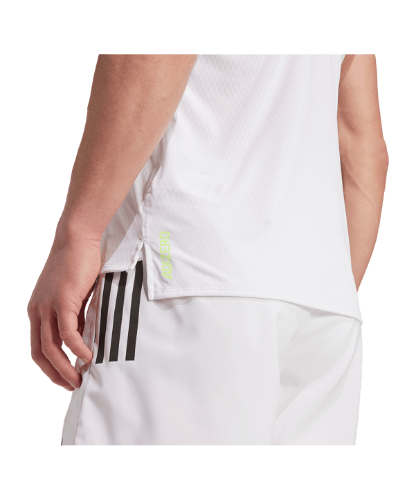 adidas Adizero Archive Runnig Singlet T-Shirt Weiß - weiss
