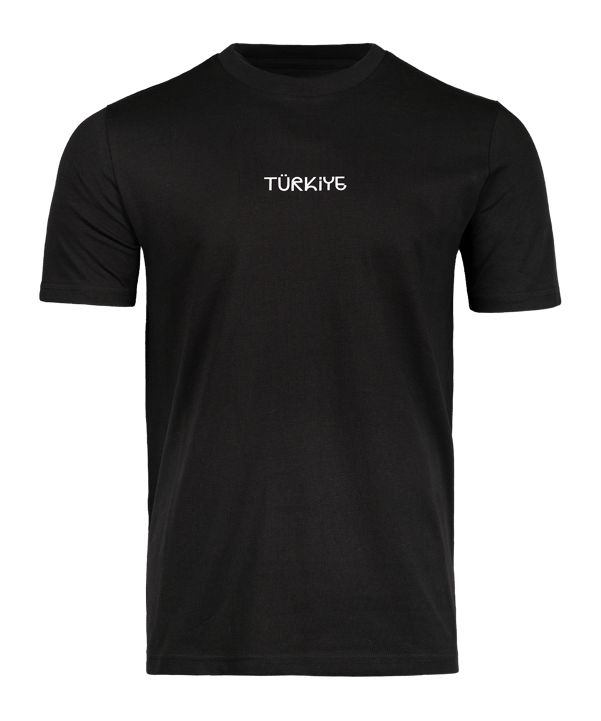 Nike TFF Turkije Türkiye T-shirt Zwart Ktffcz0881schwarz - zwart
