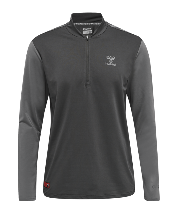 Hummel hmlPRO Grid HalfZip Sweatshirt Grau F2166 - grau