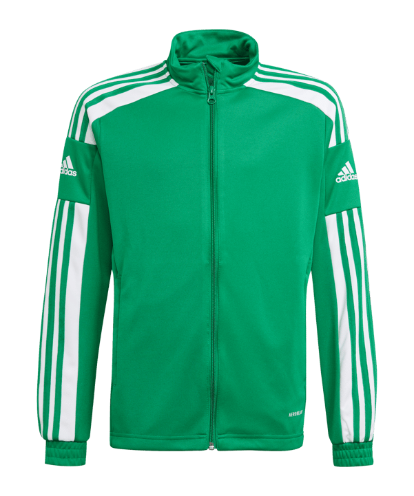 adidas Squadra 21 Trainingsjacke Kids Grün Weiss - gruen