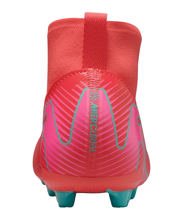 Nike Jr Air Zoom Mercurial Superfly X Academy AG Mad Energy Kids Rot F800 - rot