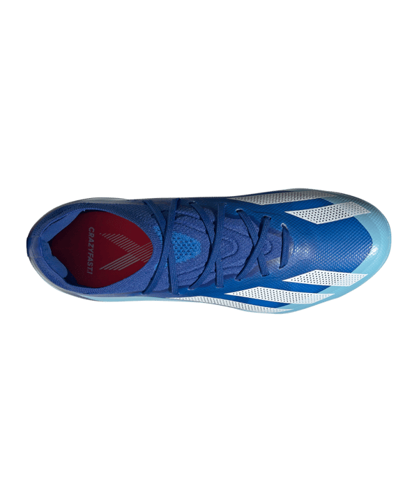 adidas X Crazyfast.1 FG Marinerush Kids Blau Weiss Orange - blau