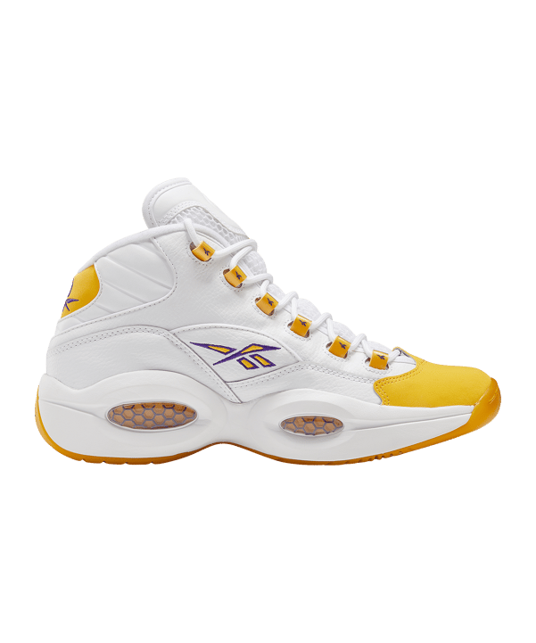 Reebok Question MID Weiss Gelb - weiss
