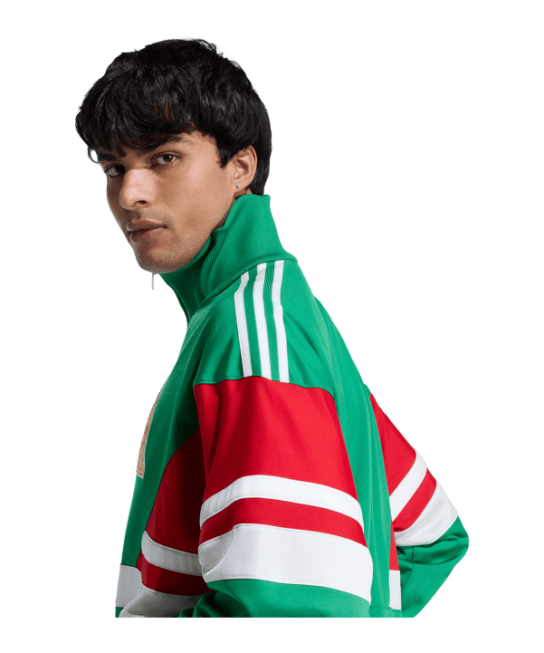 adidas FMF Mexiko Trainingsjacke 1986 Grün - gruen