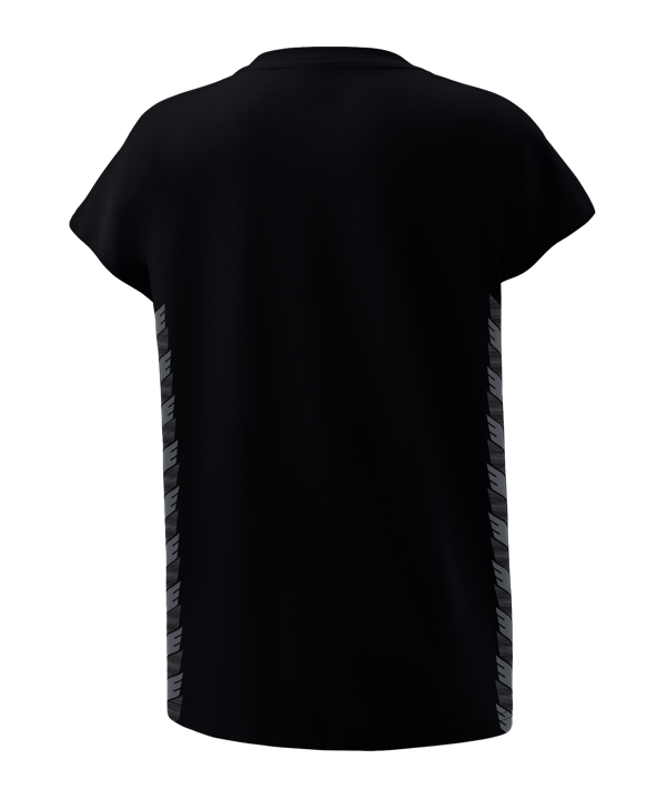 Erima Team Essential T-Shirt Damen Schwarz Grau - schwarz