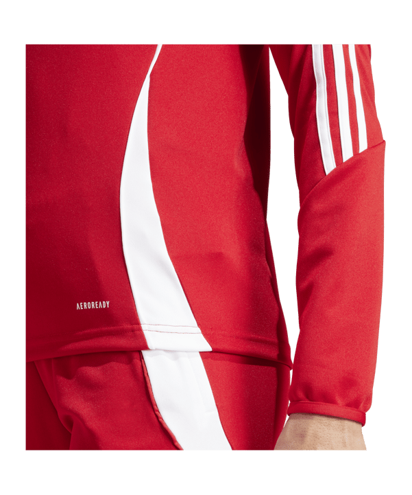 adidas Tiro 24 Trainingstop Damen Rot Weiss - rot