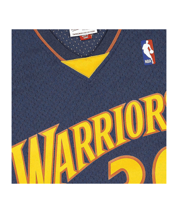 Mitchell and Ness NBA Golden State Warriors 2009-2010 Stephen Curry Shirt Blauw - blauw
