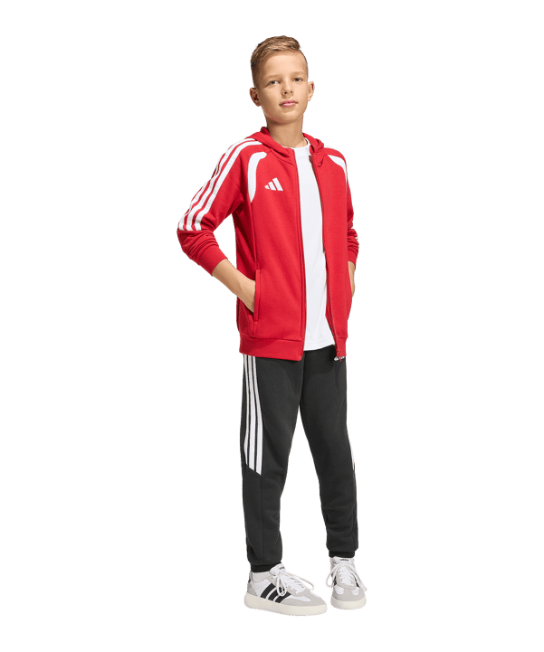 adidas Tiro 26 League Kapuzenjacke Kids Rot - rot
