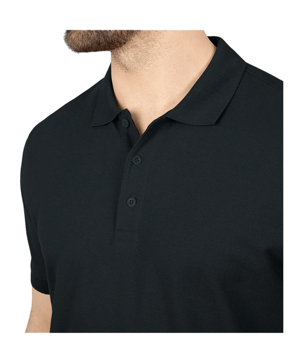 JAKO Organic Polo Shirt Schwarz F800 - schwarz