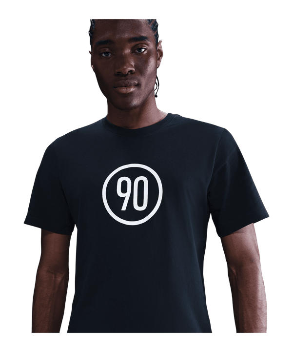Nike Total 90 T-Shirt Schwarz F010 - schwarz