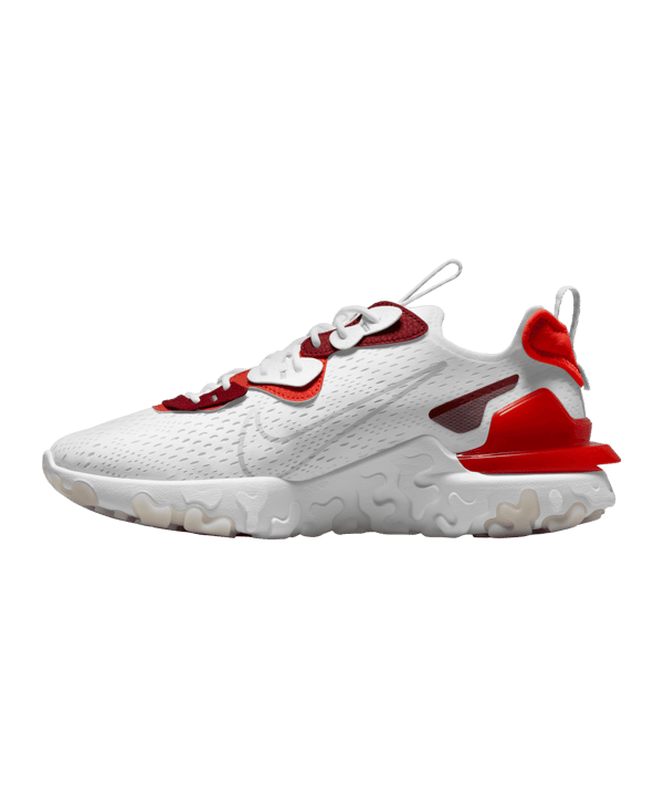 Nike React Vision Weiss Grau Orange F100 - weiss