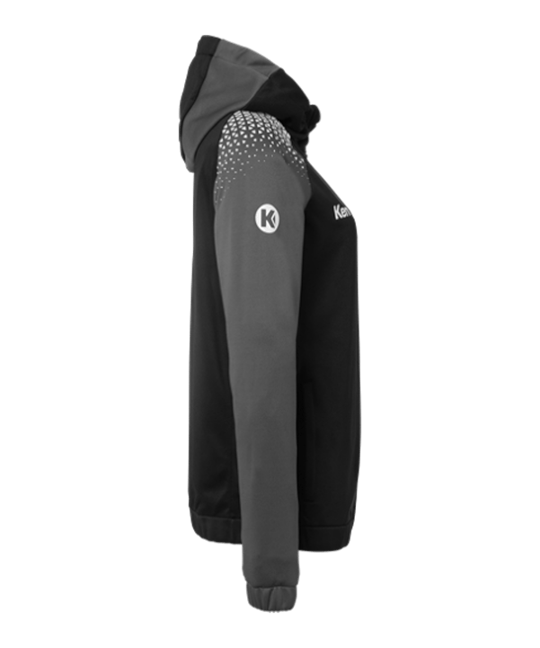 Kempa Kapuzenjacke Damen Schwarz F11 - schwarz
