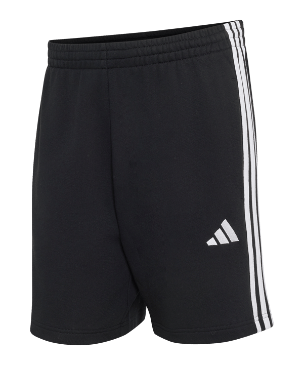 adidas Essentials 3-Stripes French Terry Pantaloncini Nero - nero