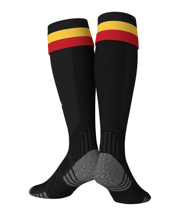 adidas Belgien Strumpfstutzen Home WM 2026 Schwarz - schwarz