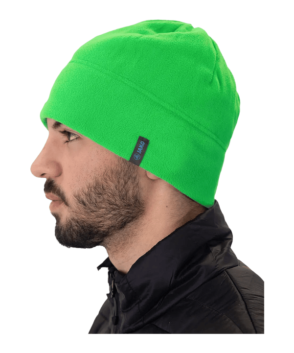 JAKO Fleecemuetze Capuchon Vert C22 - vert