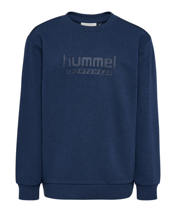 Hummel Base Sweatshirt Kids Blau F7459 - blau