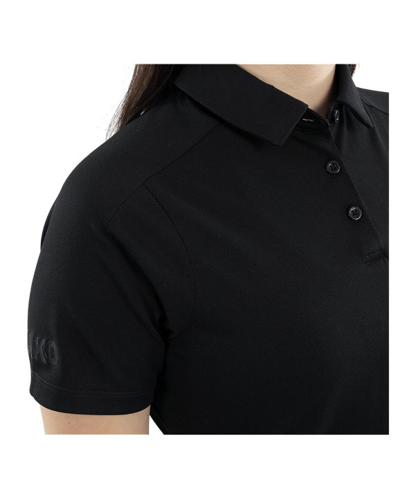JAKO Uni Polo Damen Schwarz F800 - schwarz