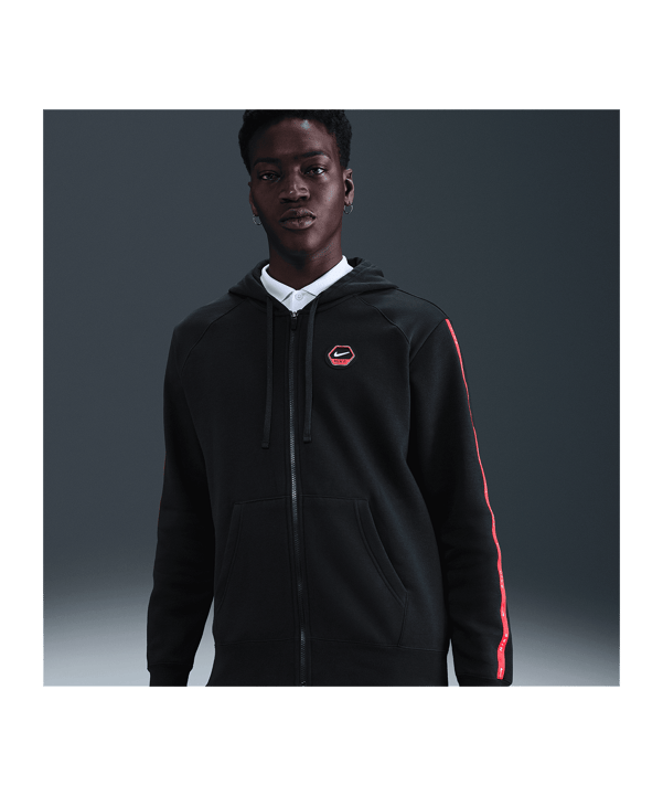 Nike Club Jacke Schwarz F010 - schwarz