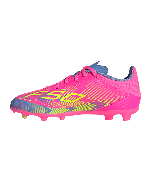 adidas F50 League FG Mystic Victory Kids Rosa - rosa