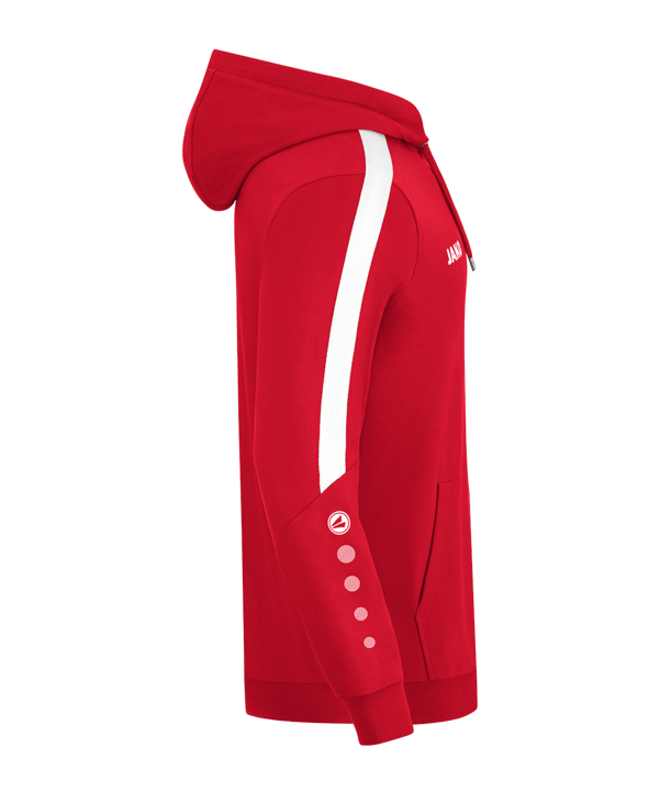 JAKO Power Hoody Kids Rot Weiss F100 - rot