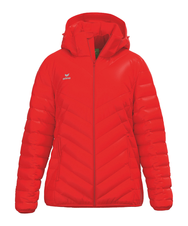 Erima CMPT Puffer Jacke Damen Rot - rot